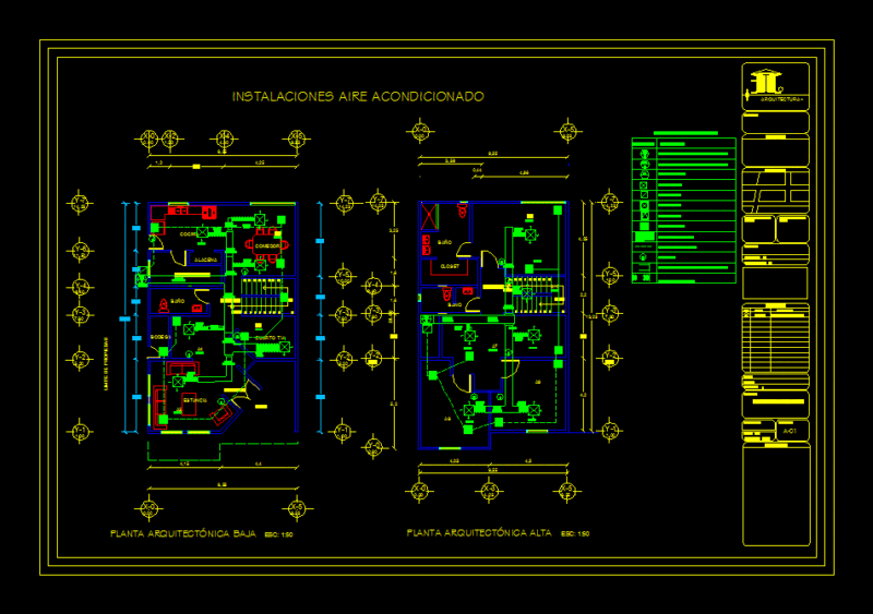 Air Conditioning DWG Block for AutoCAD