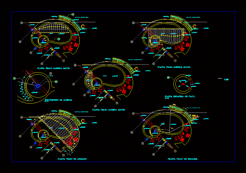 Allberca DWG Block for AutoCAD