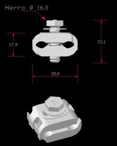 Aluminumcopper Connector 3D DWG Model for AutoCAD