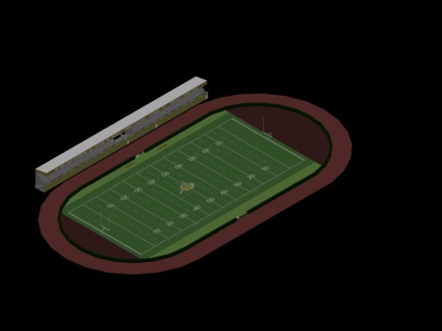An American Football Stadium Dwg Block For Autocad Designs Cad
