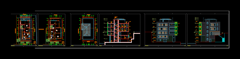 Apartment DWG Section for AutoCAD