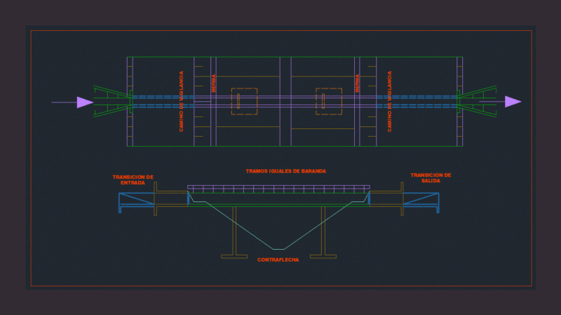 Aqueduct DWG Block for AutoCAD