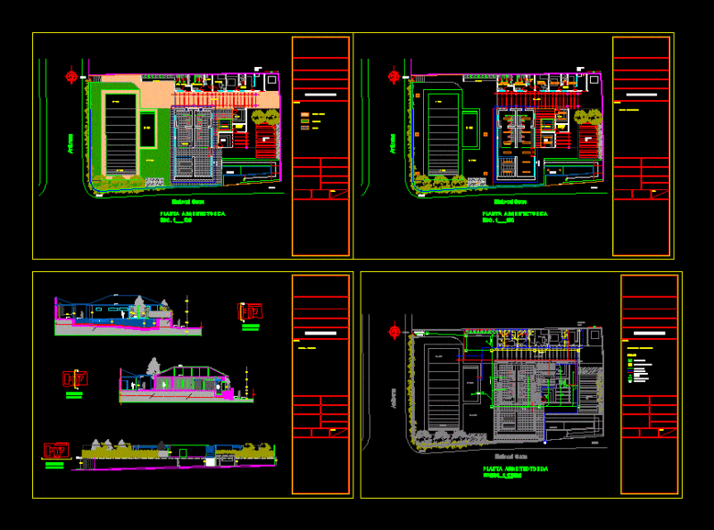 Architectural Project Pool DWG Full Project for AutoCAD