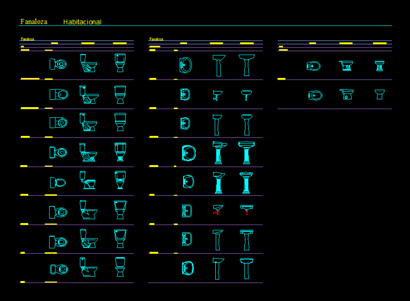 Artifacts Fanaloza DWG Block for AutoCAD