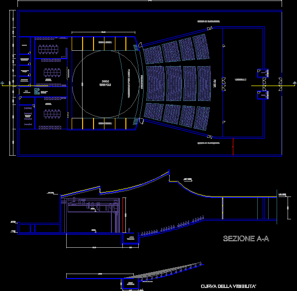 Auditorium DWG Block for AutoCAD • Designs CAD