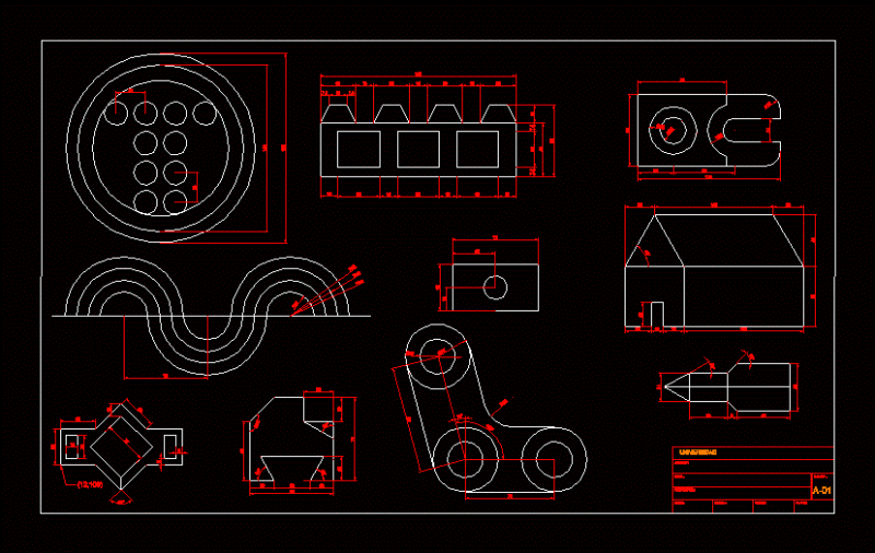 Autocad Drawings DWG Block for AutoCAD