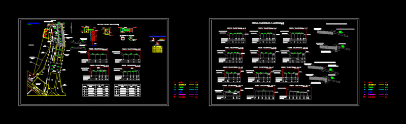 BadÉN System DWG Section for AutoCAD
