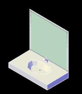 Basin 3D DWG Model for AutoCAD
