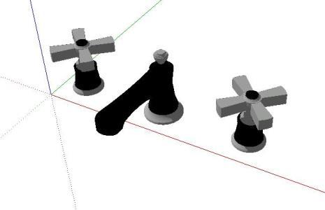 Basin 3D SKP Model for SketchUp