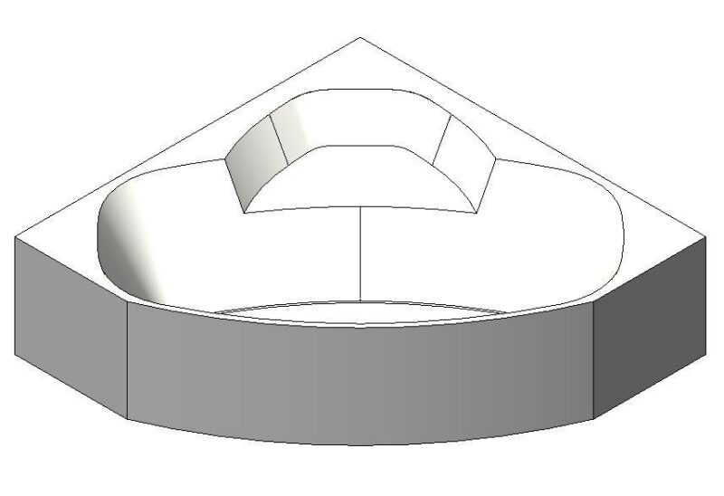 Bath 3D DWG Model for AutoCAD