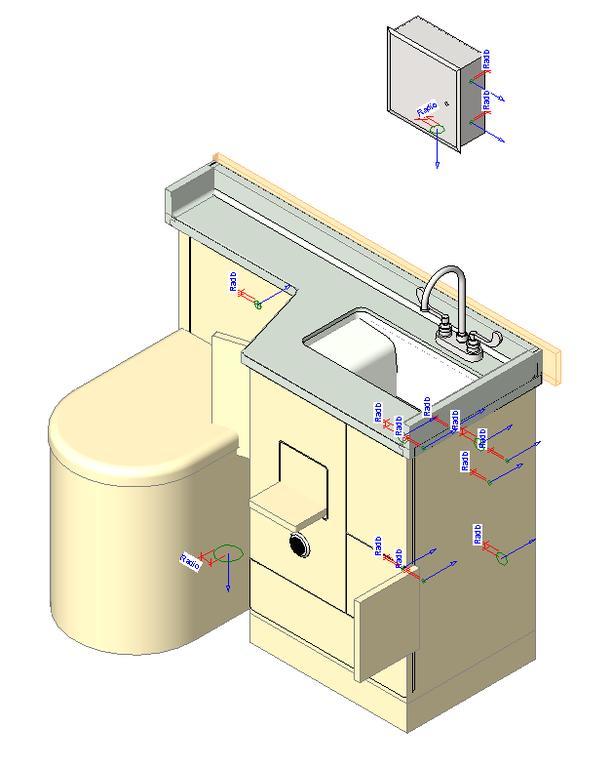Bath Bathroom 3D RFA Model