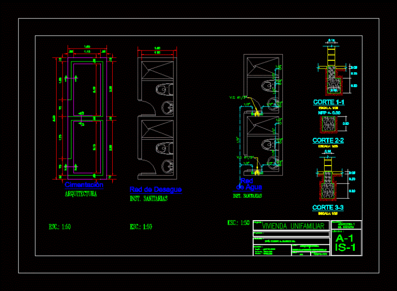 Bath DWG Block for AutoCAD