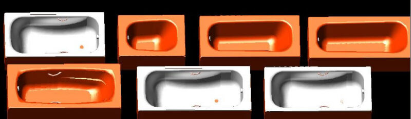Bath Tubs 3D DWG Model for AutoCAD
