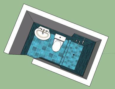 Bathroom 3D SKP Model for SketchUp