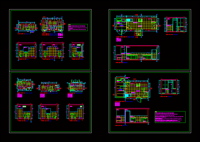 Bathroom And Kitchen DWG Detail for AutoCAD