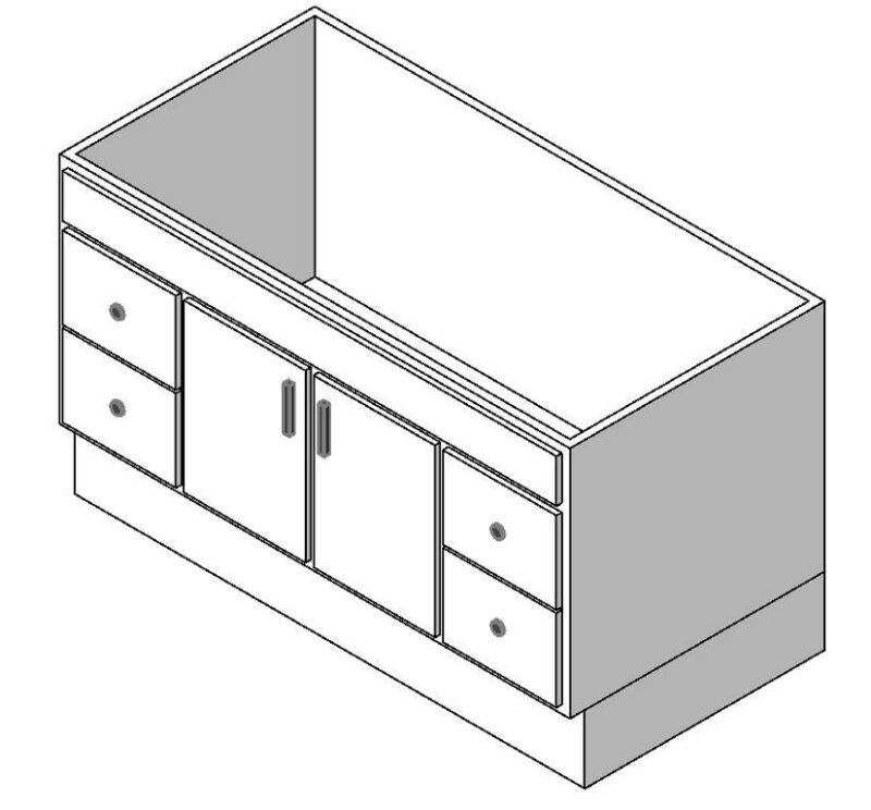 Bathroom Cabinet 3D RFA Model