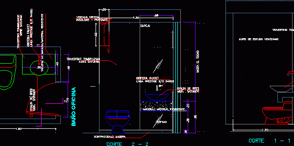 Автокад ванная комната