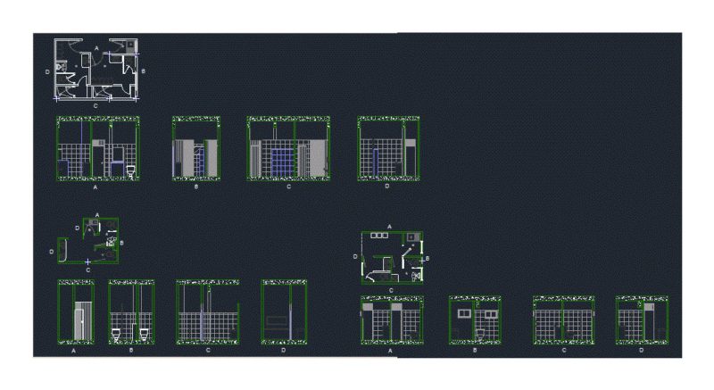 Bathroom DWG Plan for AutoCAD