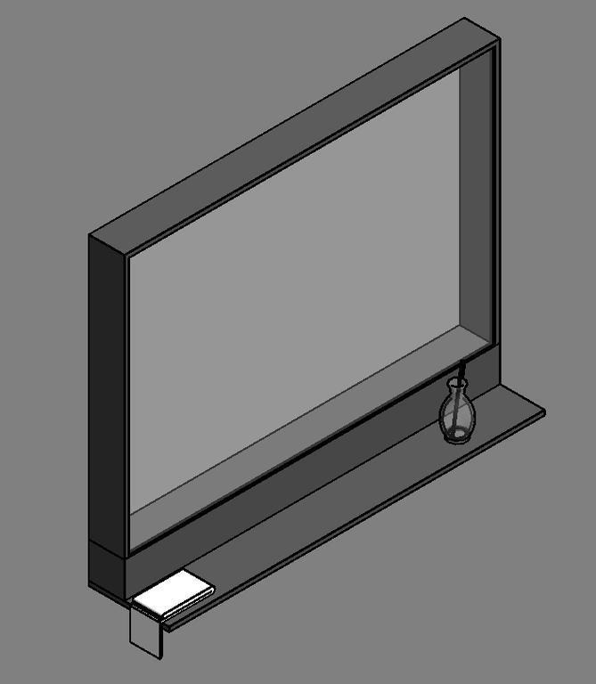 Bathroom Mirror 3D RFA Model