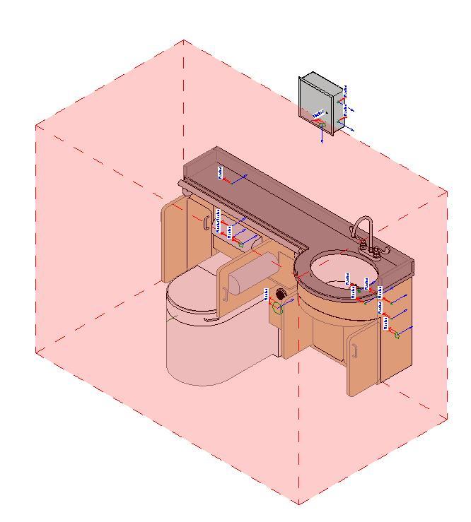 Bathroom Plane 3D RFA Model