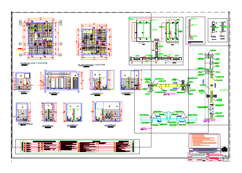 Bathrooms Details DWG Detail for AutoCAD