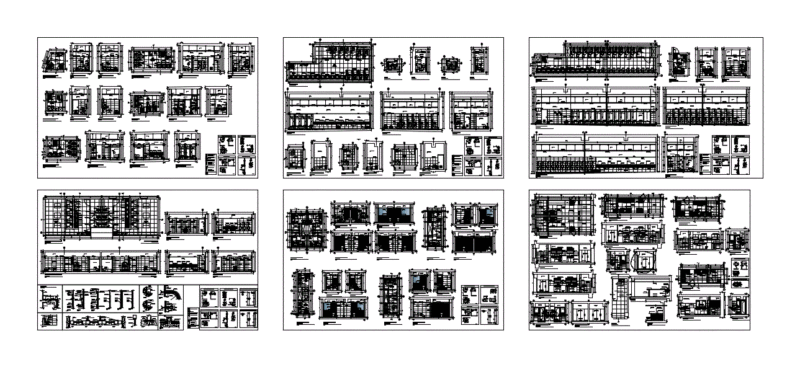 Bathrooms Details DWG Detail for AutoCAD