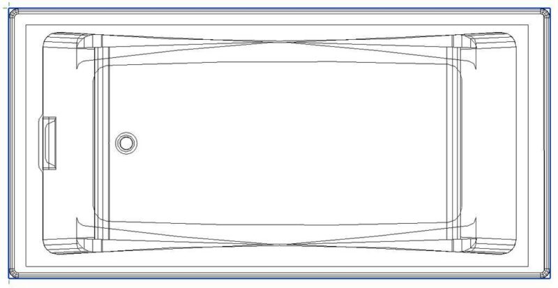 Bathtub 3D DWG Model for AutoCAD