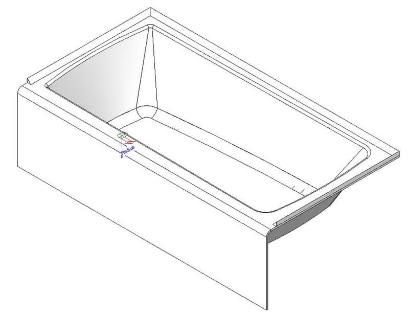 Bathtub 3D RFA Model