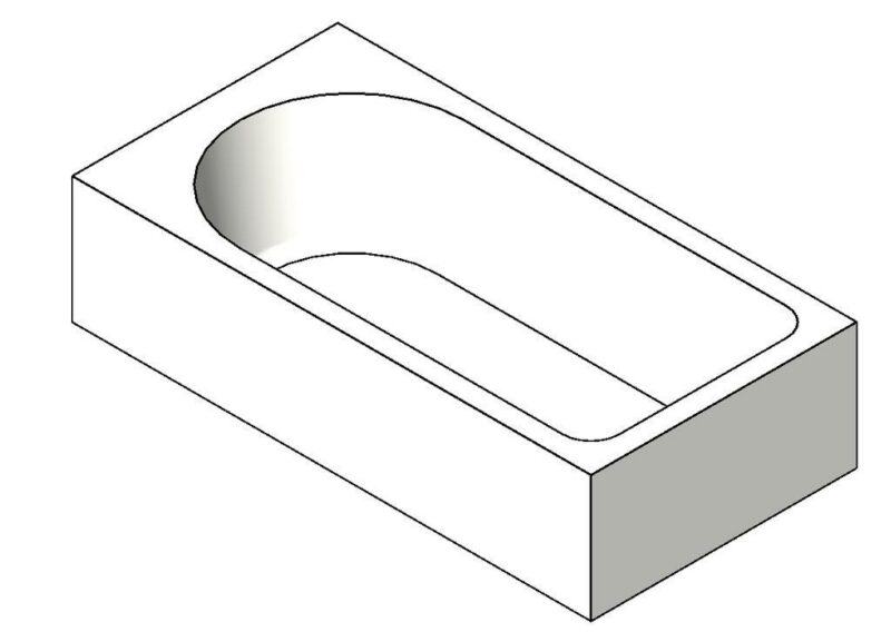 Bathtub 3D RFA Model