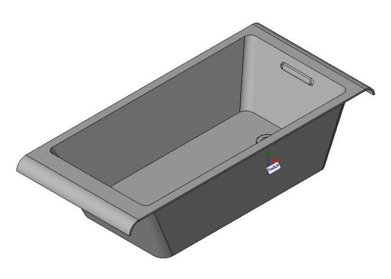 Bathtub 3D RFA Model