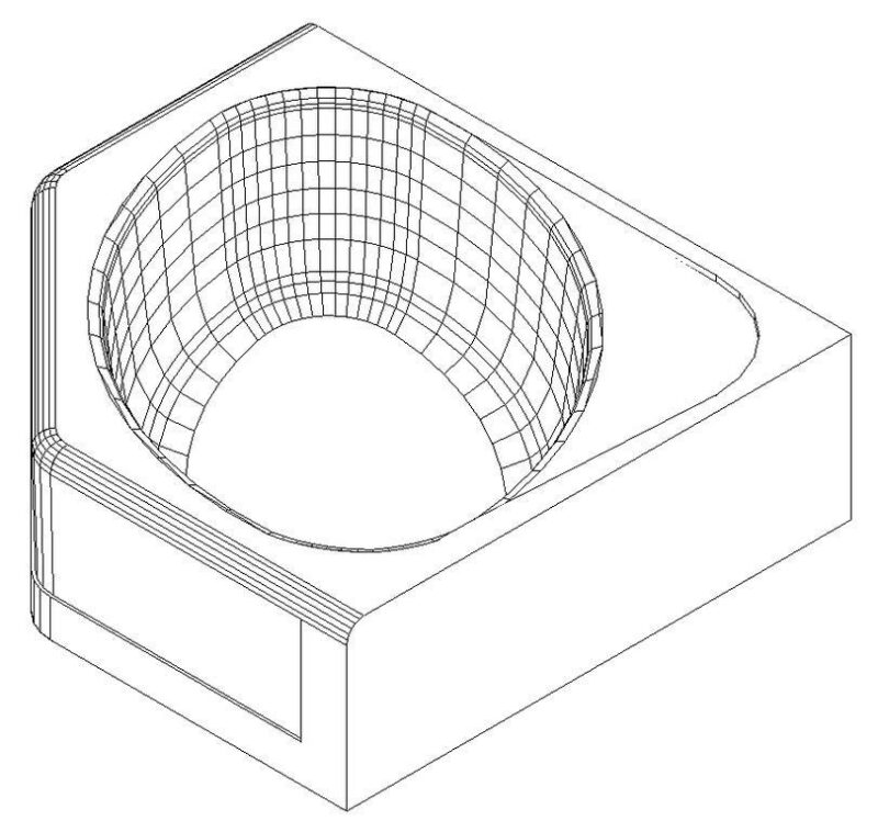 Bathtub 3D RFA Model