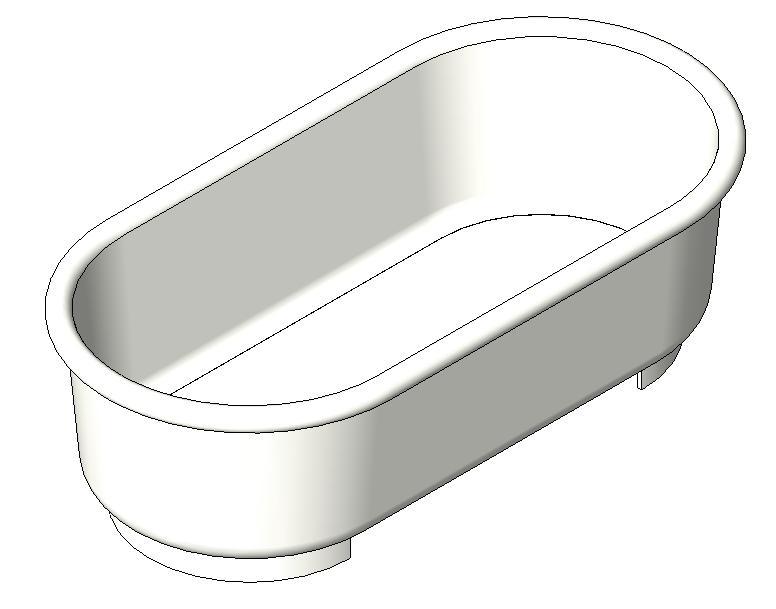 Bathtub 3D RFA Model