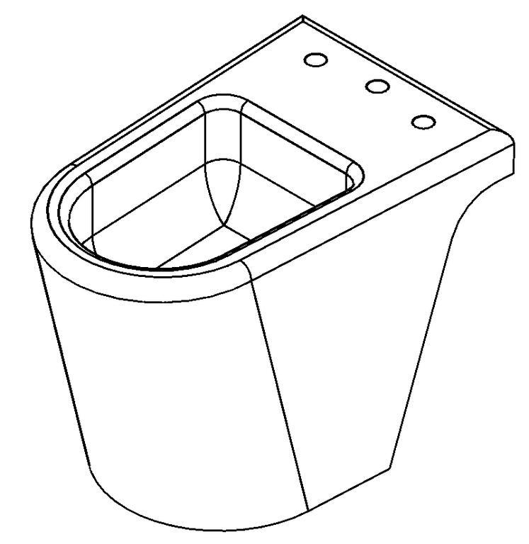 Bidet 3D RFA Model
