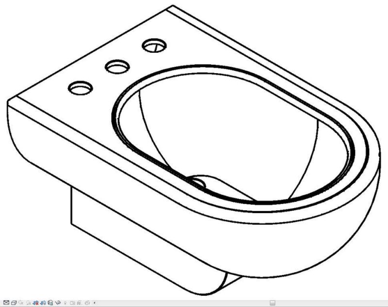 Bidet 3D RFA Model