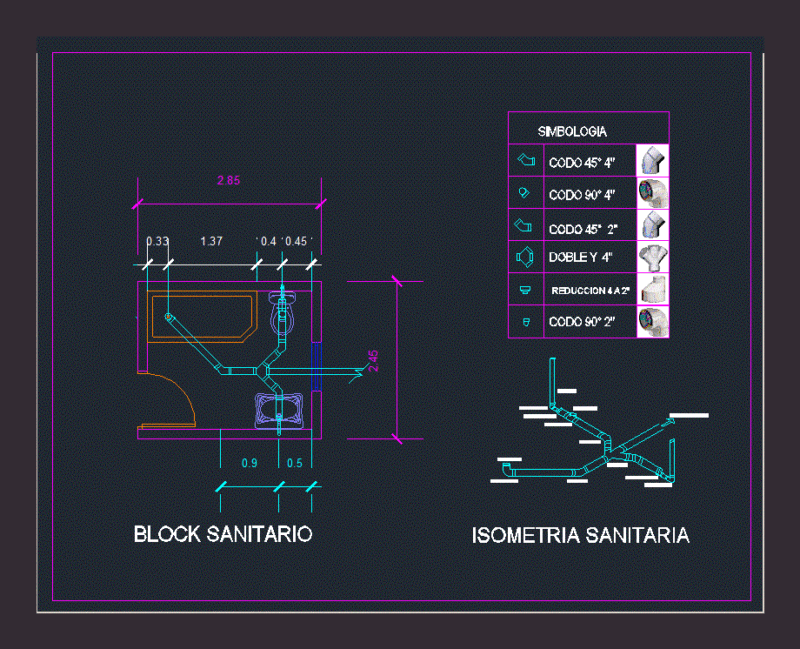 Block – Health DWG Block for AutoCAD