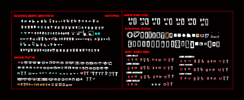 Blocks – Joint Health DWG Section for AutoCAD