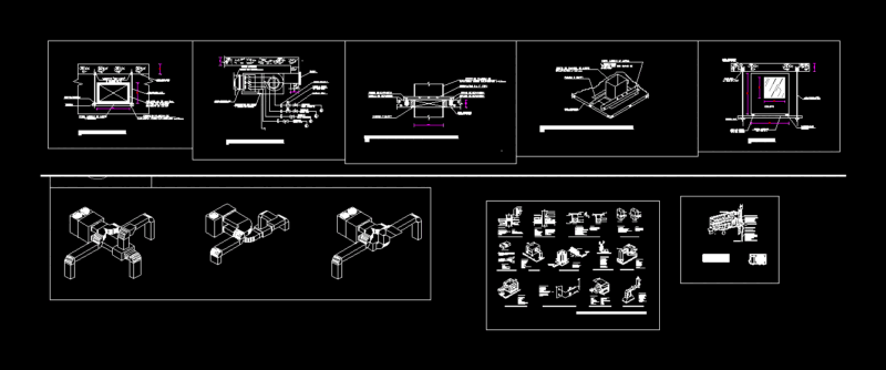Blocks Details Air Conditioning DWG Detail for AutoCAD
