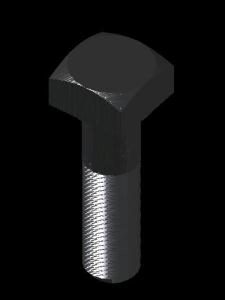 Bolt 3D DWG Model for AutoCAD