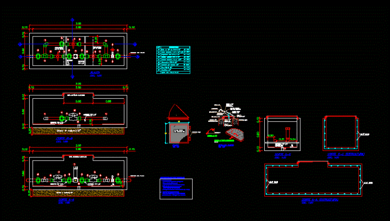 Box Chlorination Erosion DWG Block for AutoCAD