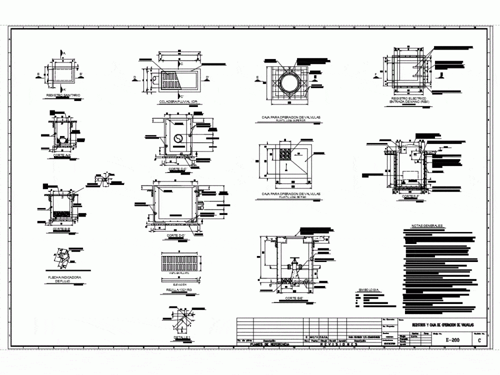Box Registration To Stormwater Details DWG Detail for AutoCAD • DesignsCAD