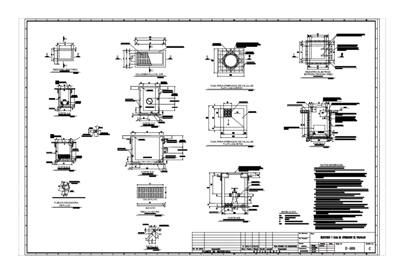 Box Registration To Stormwater Details DWG Detail for AutoCAD