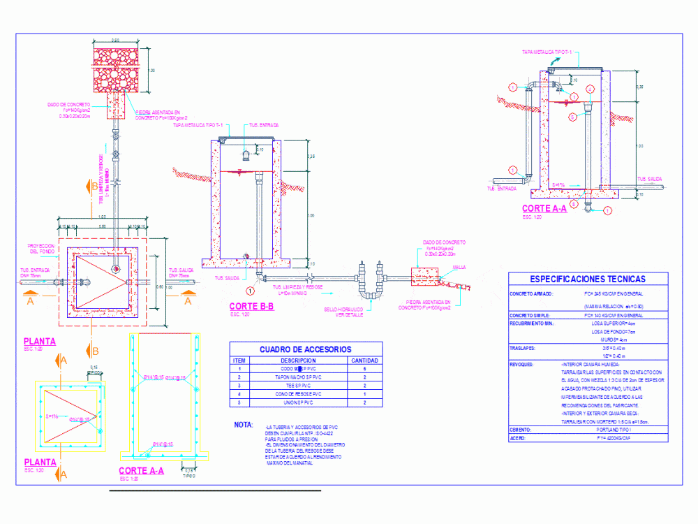 Break Pressure Chamber T6 DWG Block for AutoCAD • Designs CAD