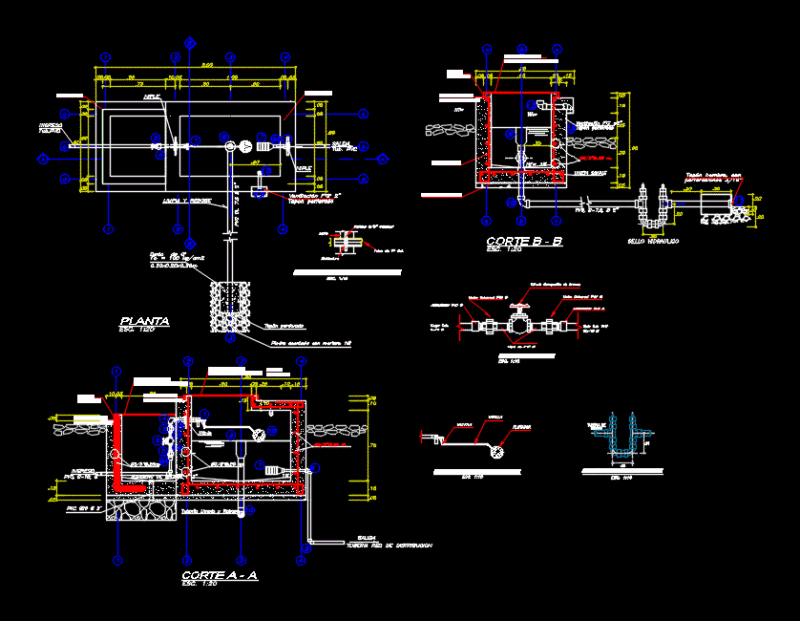Breaking Pressure Chamber DWG Block for AutoCAD