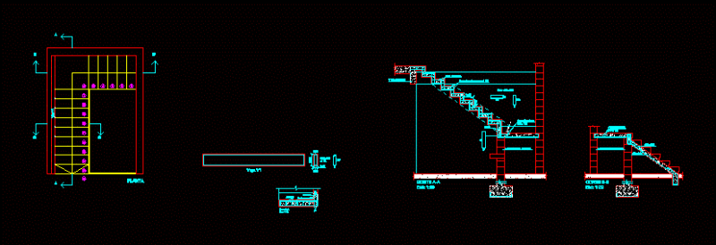 Broken Ladder DWG Detail for AutoCAD