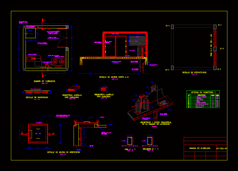 Camara Chlorination DWG Block for AutoCAD
