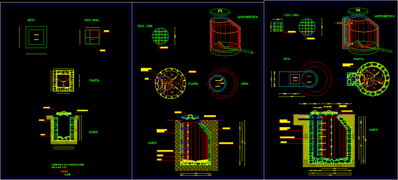 Cameras Health DWG Detail for AutoCAD