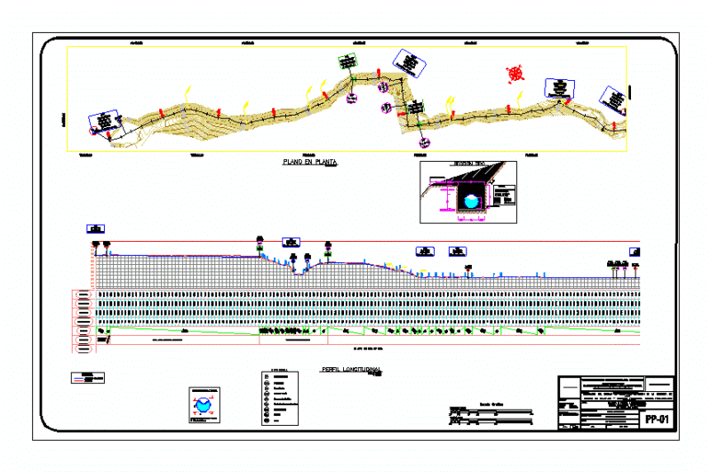 Canal DWG Block for AutoCAD