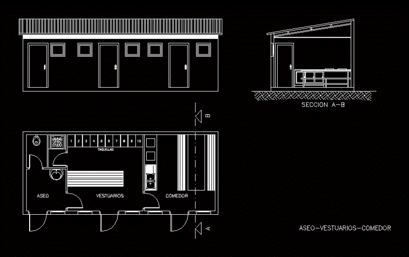 Caseta – Wardrobe DWG Plan for AutoCAD