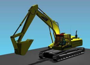 Caterpillar 3D DWG Model for AutoCAD