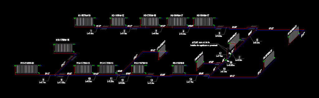 Central Chauffage DWG Plan for AutoCAD